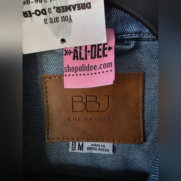 Ali Dee Western Sequin Bow Denim Jacket ✨ Glam Cowgirl Coquette - Picture 3 of 12